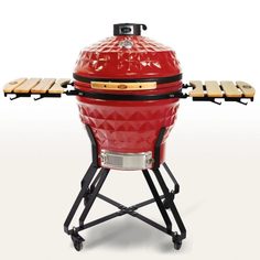 Керамический гриль START GRILL PRO красный 61 см 24 дюйма