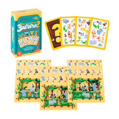 Настольная игра Кто убежал из Зоопарка? Play Land