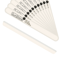 SunShine, Пилка WHITE прямая 180/240 C4WT, 10 шт белая