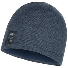 Шапка-бини унисекс Buff Knitted & Fleece Hat solid navy, one size