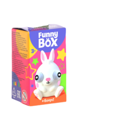 Игровой набор WOOW TOYS Funny Box Зверюшки: карточка фигурка лист наклеек 3574500