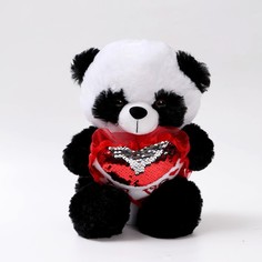 Мягкая игрушка «Панда с сердцем», 30 см Nobrand