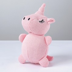 Мягкая игрушка «Единорог», вязаный, цвета МИКС Nobrand