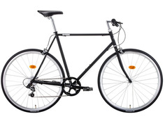 Велосипед BEAR BIKE Taipei - р.58см - 21г. (черный матовый)
