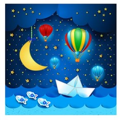 Вышивка бисером Путешествия во сне 0180/Б, 41x41 см от Матренин посад