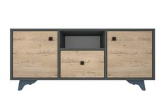 Тумба для ТВ Форес ТВ-1 гикори Джексон Темный/сосна Исландия No Brand