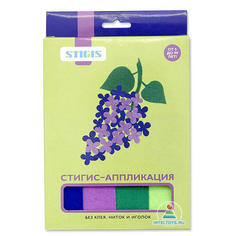 Детская стигис-аппликация из ткани Stigis Сирень, НТ-Стсир
