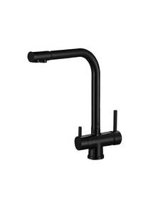 Кухонный смеситель под фильтр Zorg Sanitary ZR 348 YF BLACK