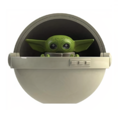 Мини-фигурка StarFriend Звездные Войны: Мандалорец Малыш бежевый 4 см 112747SMM