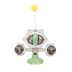 Интерактивная игрушка для кошек Pet Universe шарики, цвет зелёный, PU4004GN