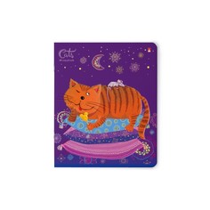 Тетрадь общая в клетку Альт Веселый кот 7-48-217, 48 л., 1 шт.