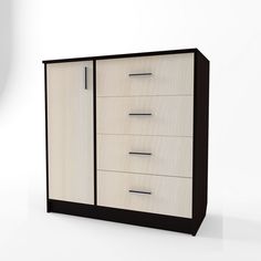 Комод Виолетта венге/млечный дуб No Brand