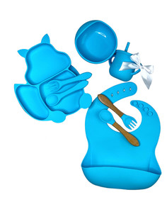 Набор силиконовой посуды для детей DD&SiliconeSet Set Белочка 690DDSG