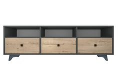 Тумба для ТВ Форес ТВ-2 гикори Джексон Темный/сосна Исландия No Brand