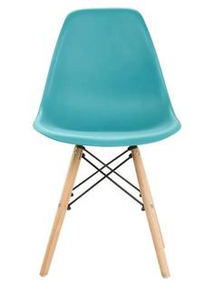 Стул LEON в стиле EAMES DSW, бирюзовый, 1 шт