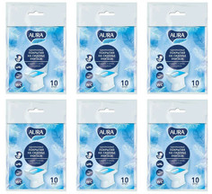 Одноразовые покрытия Aura на сиденье унитаза 10 шт 6 уп