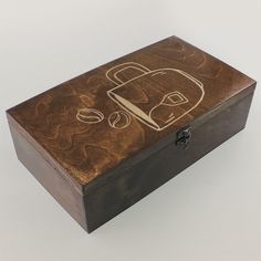 Коробка для чайных пакетиков с узором из 4 отделений чайник время чая tea time - 135 No Brand