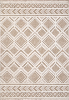 Ковер турецкий AkTs 120x180 см бежевый