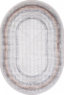 Ковер турецкий AkTs 80x150 см белый