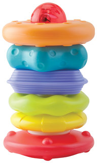 Пирамидка Little Hero Собирай и катай, 6 элементов