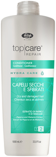 Кондиционер питательный быстродействующий / Top Care Repair Hydra Care Conditioner 1000 мл Lisap Milano