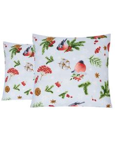 Декоративная наволочка Всё себе Очарование, 50 х 50 голубой