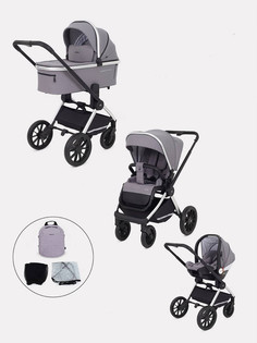Коляска детская 3 в 1 MOWBaby TILDA Grey