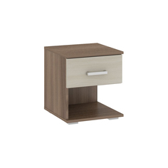 Тумба прикроватная Стиль ясень шимо светлый/темный No Brand
