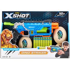 Игровой набор для стрельбы ZURU X-Shot Нападение динозавра, 4860