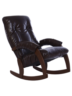 Кресло-качалка Wissar home Консул 67 Reai Lite DK Brown, Орех-эмаль