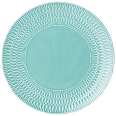 Тарелка обеденная Cmielow софия голубая 28 см