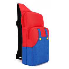 Сумка для консоли и аксессуаров Go Pack Super Mario Overalls (Switch / Switch OLED) Dobe