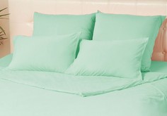 Kupu-Kupu KHV-77 /ментол Комплект трикотажных наволочек VIOLETT 70х70- 2 шт.