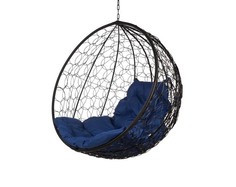 Подвесное кресло Bigarden Kokos BS (Bigarden Kokos BS чёрный/синий) No Brand