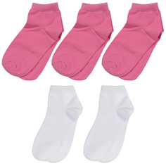 Носки детские ХОХ 5-d-1229, розовый; белый, 18-20