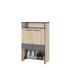 Тумба с дверцами Элоиза дуб сонома/графит No Brand