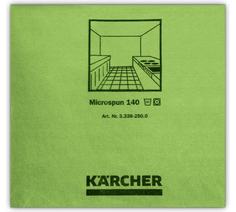 Салфетки Karcher MICROSPUN микроволокно зеленые 3.338-250 10 шт.