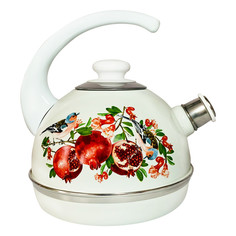 Чайник эмал 3,5л конс/руч белый цвет гранат ТД Сила Дон ООО