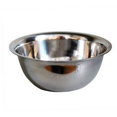 Миска Flatel 532980418, серебристая, 28 см