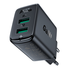 Сетевое зарядное устройство Acefast A33 QC18W отсутствует 2xUSB 3 А черный