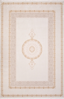 Ковер турецкий AkTs 156x230 см кремовый