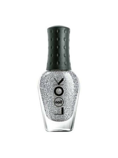 Лак для ногтей NailLook Real Sugar Glitz №31084 серебряный с глиттером, 8,5 мл