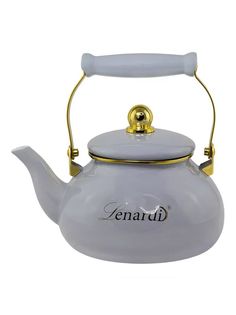 Чайник эмалированный Lenardi Miguel. 2л серый