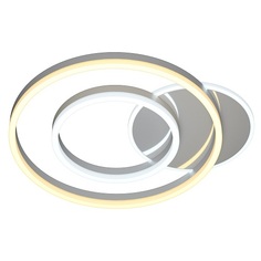 Люстра потолочная LED, ECLIPSE, пульт ДУ, 3 режима, 500х580х80мм, 96Вт, 52087 4, Ritter