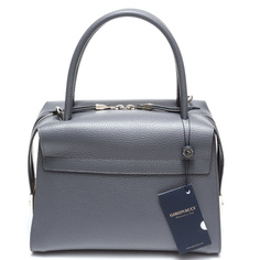 классическая сумка gironacci 1270 f gir vit/calf grigio/bordo