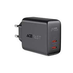 Сетевое зарядное устройство Acefast A9 PD40W отсутствует 2xUSB Type-C 2 А черный