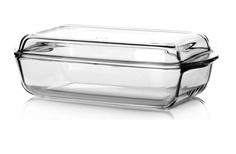 Форма для запекания Pasabahce Borcam с крышкой 2,85 л + 1,8 л