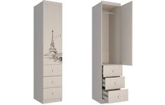 Стиль Мийа 3 ШК-004 Шкаф 1 ств. Комбинированный Sti:L