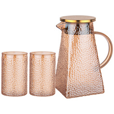 Набор Agness кувшин 1,2 л и 2 стакана 300 мл