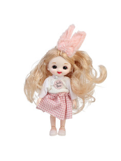 Кукла шарнирная Little Mania Ася DLM003-YE